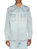 This Is Not A Rodeo Whiplash Denim Shirt