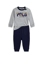 Baby Boy's Long-Sleeve T-Shirt & Joggers Set