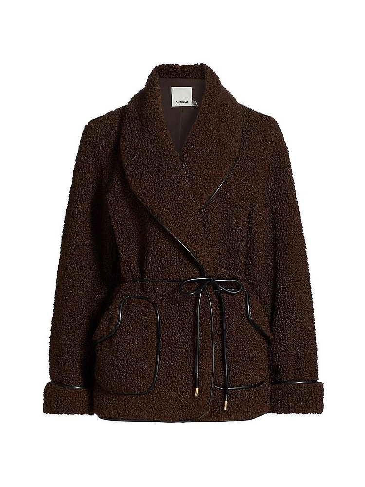 Kimia Tie-Waist Sherpa Jacket