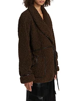 Kimia Tie-Waist Sherpa Jacket