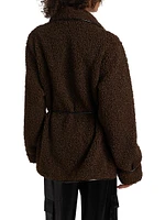 Kimia Tie-Waist Sherpa Jacket