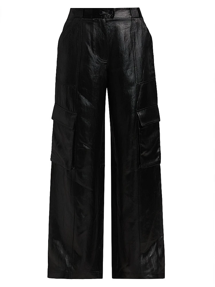 Beatriz Wide-Leg Cargo Pants