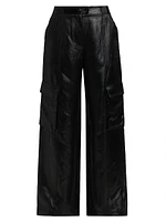 Beatriz Wide-Leg Cargo Pants
