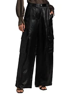 Beatriz Wide-Leg Cargo Pants