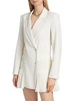 Smith Crepe Blazer Minidress