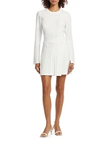 Zabelle Long-Sleeve Minidress