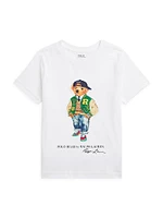 Little Boy's & Polo Bear Jersey T-Shirt