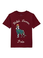 Little Boy's & Dog-Print Cotton Jersey T-Shirt