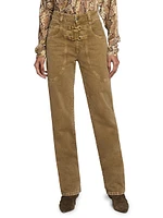 Brinley Cotton & Hemp Straight-Leg Jeans