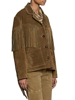 Fabie Suede Fringe Jacket