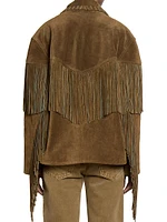 Fabie Suede Fringe Jacket