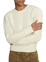 Otilia Wool Cable-Knit Sweater