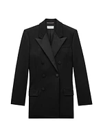 Tuxedo Jacket Grain De Poudre