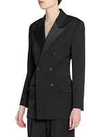 Tuxedo Jacket Grain De Poudre