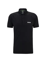 BOSS x Matteo Berrettini Waffle-Fabric Polo Shirt