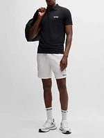 BOSS x Matteo Berrettini Waffle-Fabric Polo Shirt