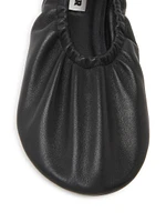 Leather Ballerina Flats