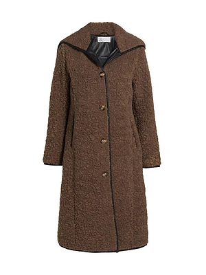 Trace Faux-Shearling Coat