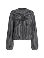 Sasha Graduated Rib Sweater