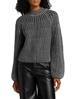 Sasha Graduated Rib Sweater