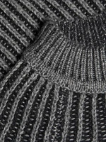 Sasha Graduated Rib Sweater