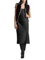 Crewneck Combo Midi-Dress