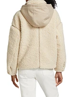 Kyle Faux-Shearling Hooded Jacket
