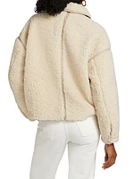 Kyle Faux-Shearling Hooded Jacket