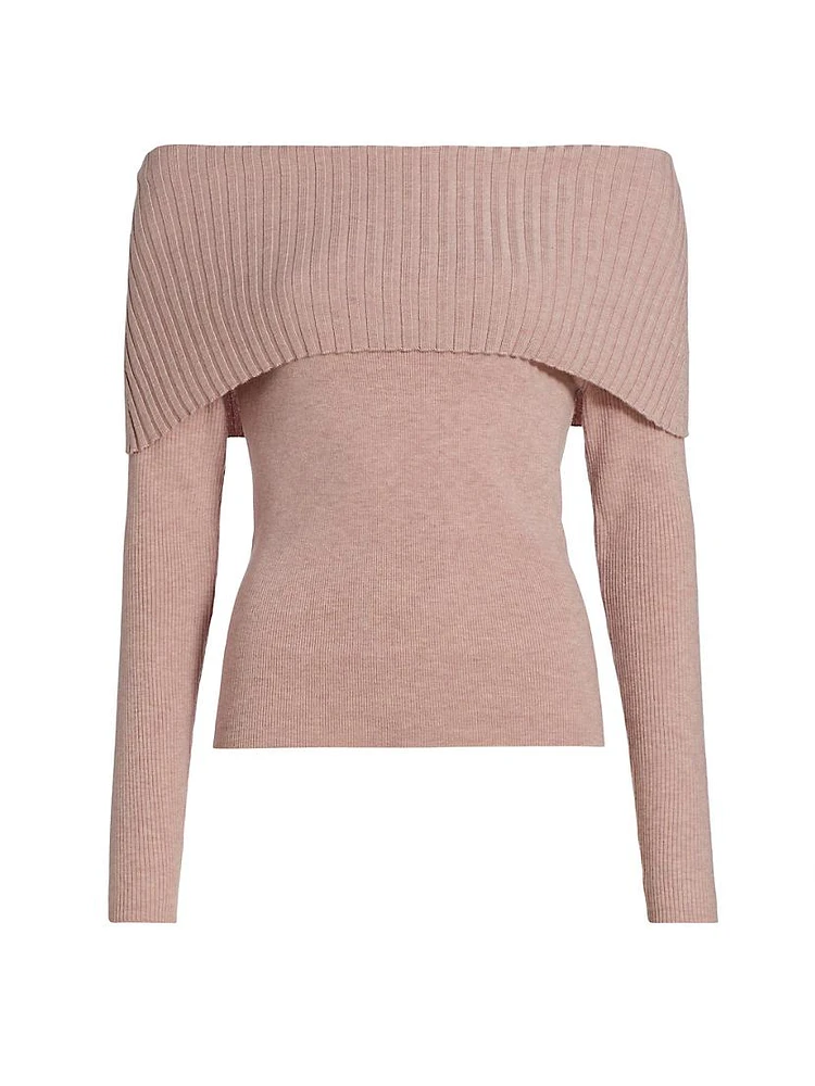 Becca Knit Funnel Neck Top