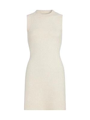 Rosa Knit Marled Wool-Blend Dress