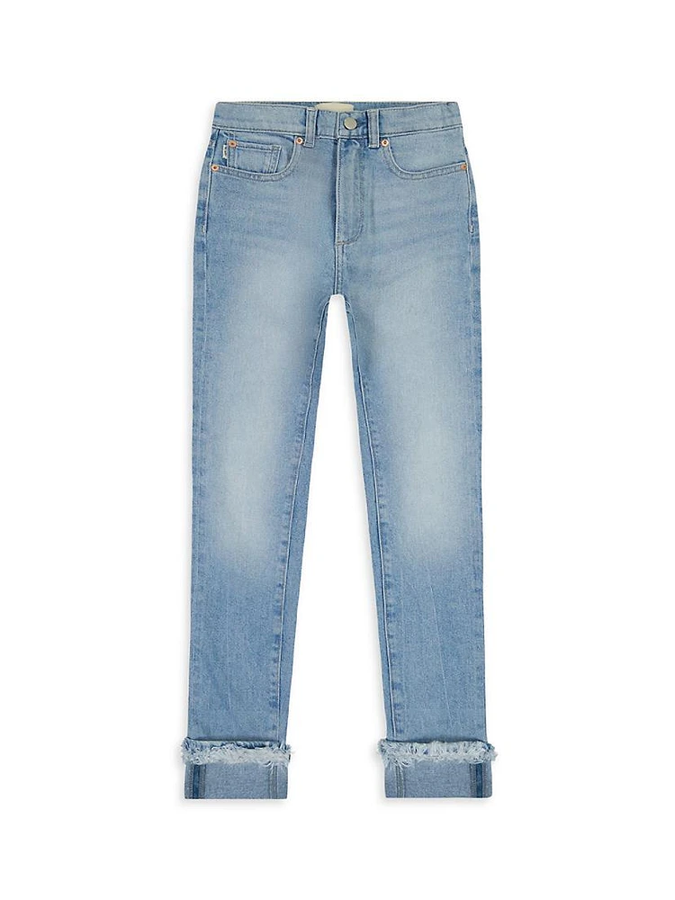 Little Girl's & Fountain Fur Emie Straight-Leg Jeans