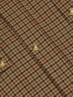 Apolin Check Wool & Cotton-Blend Parka
