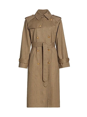 Toussaint Cotton Double-Breasted Trench Coat
