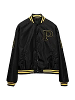 Re-Nylon Bomber Jacket with Patch