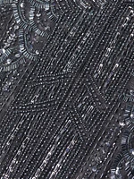 Sequin- & Bead-Embellished Crop Jacket