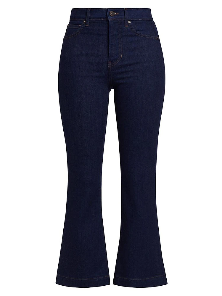 Carson High-Rise Ankle-Flare Jeans