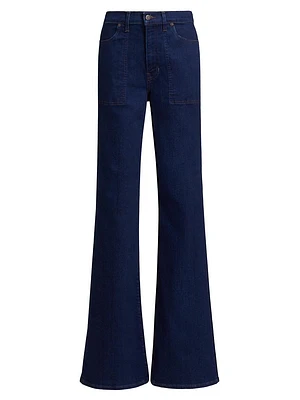 Crosbie Denim Wide-Leg Jeans