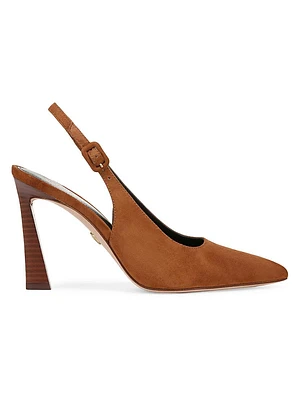 Callie 95MM Suede Slingback Pumps
