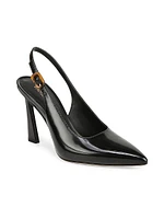 Callie 95MM Leather Slingback Pumps