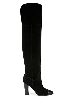 Conrad Suede Over-The-Knee Boots