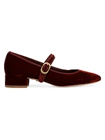 Cade 25MM Velvet Mary Jane Pumps