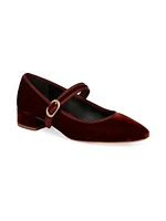 Cade 25MM Velvet Mary Jane Pumps