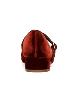 Cade 25MM Velvet Mary Jane Pumps