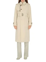 Double-Breasted Belted Trench Coat