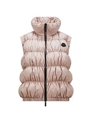 Apriate Rouched Down Vest