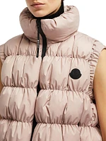 Apriate Rouched Down Vest