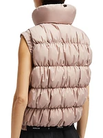 Apriate Rouched Down Vest