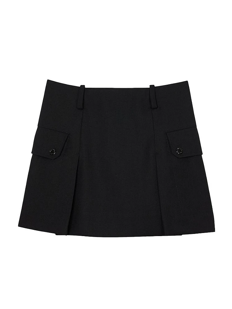 Short Skirt with Pockets