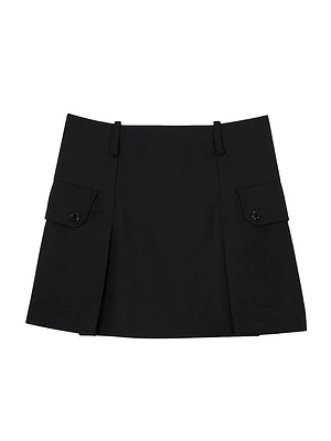 Short Skirt with Pockets