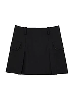 Short Skirt with Pockets